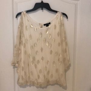 White House Black Market silk blouse